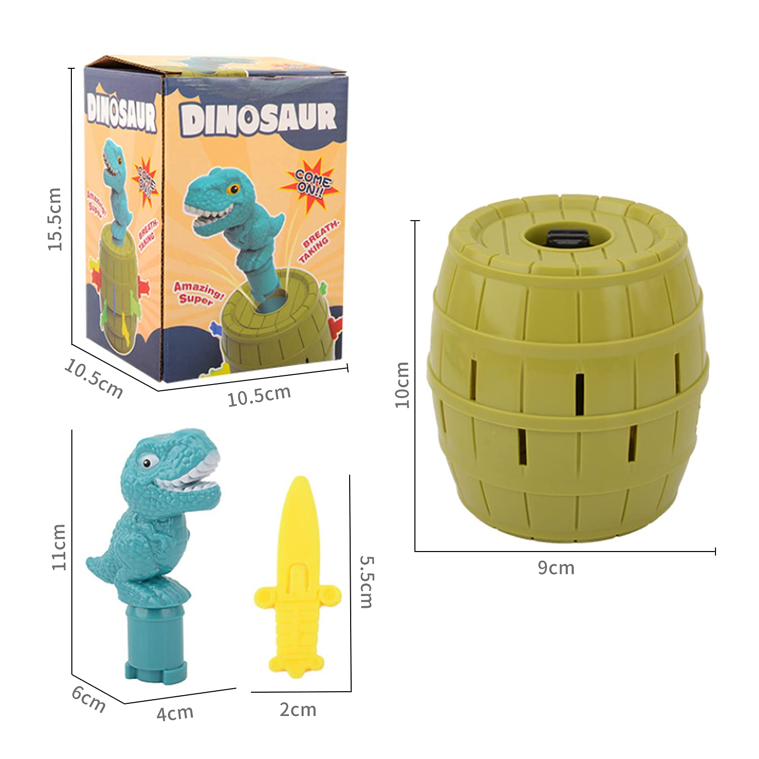 HENGBIRD Pop Up Classic dziecięca gra akcji, pop up, gra dla dzieci w wieku przedszkolnym, rekwizyt do stołu na wino, gra akcji dla dzieci w wieku 4, 5, 6, 7, 8 lat