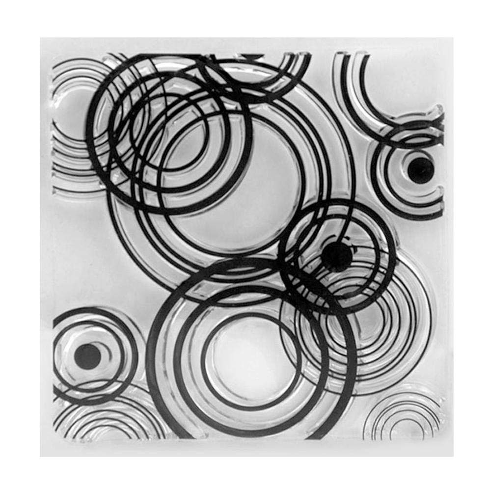 Uteruik Style-G Circles Clear Silicone Stamps Seal Sticker For Card Making Art Craft Kids Diy Scrapbooking Album Decoration, 1Pcs (Style-G)