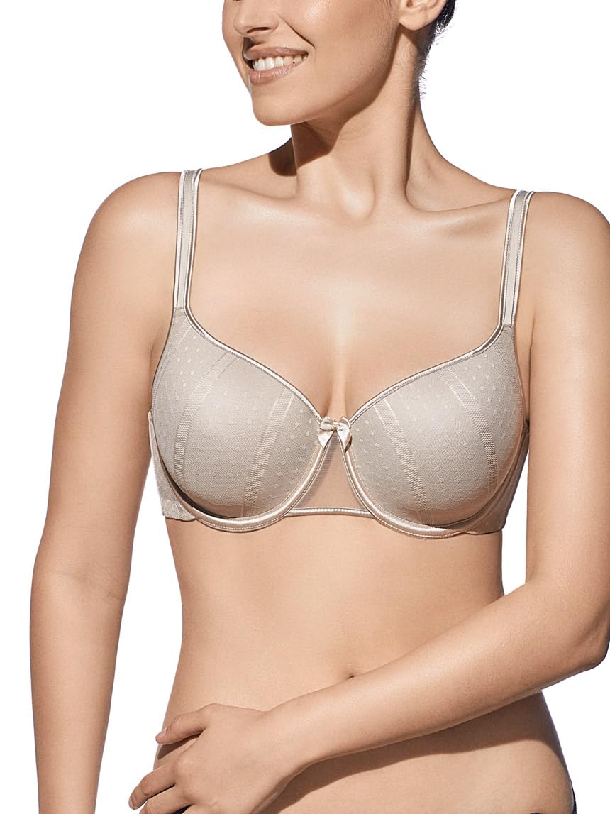 Selente My Secret Reggiseno Coppe Imbottite Taglie Forti Coppe D-I con Salva bucato. Made in EU.