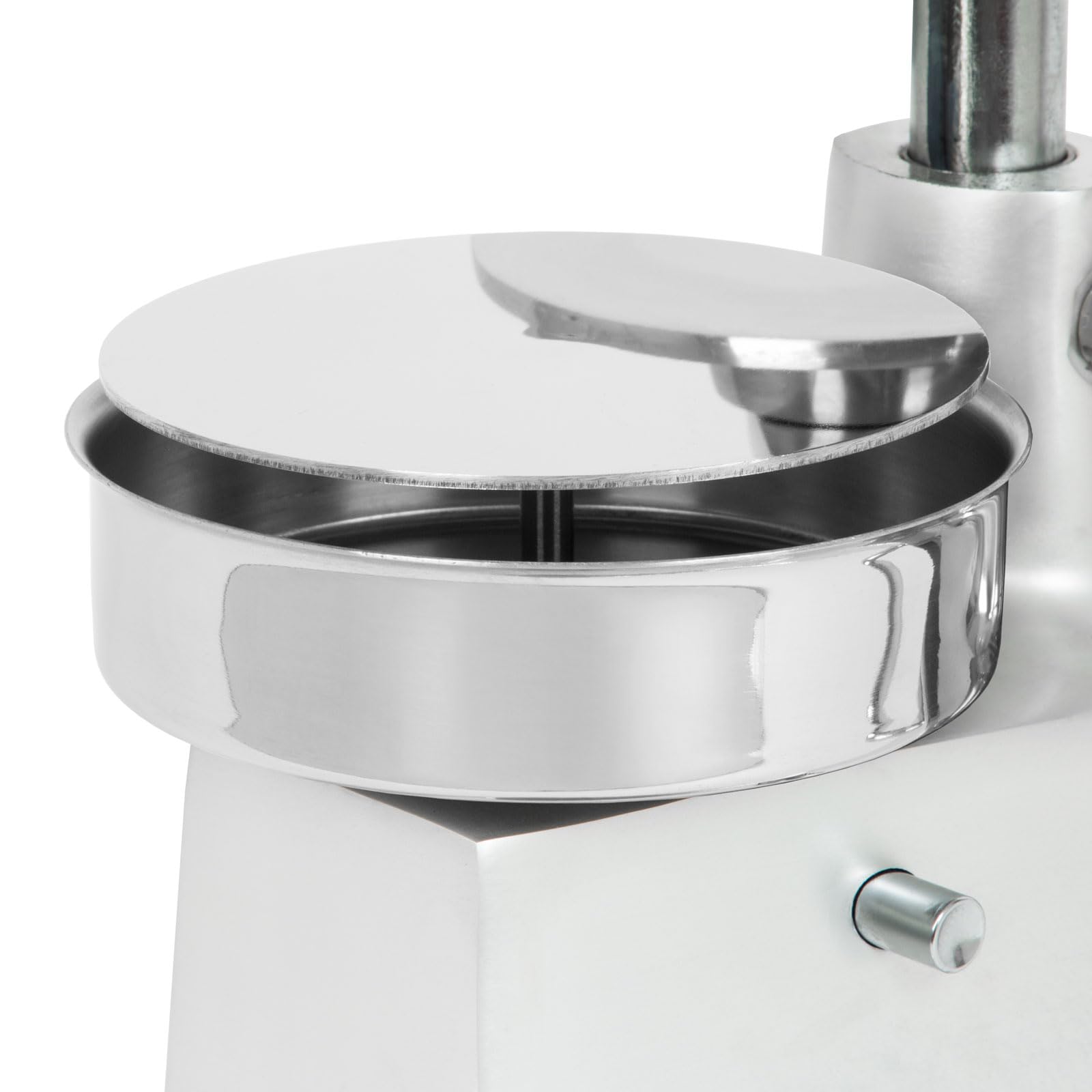 VERTES Hamburgatrice Pressa per Hamburger in acciaio inossidabile, per la produzione professionale di hamburger con un diametro di 13 cm, inclusi 500 carta cerata, piedi in gomma robusti