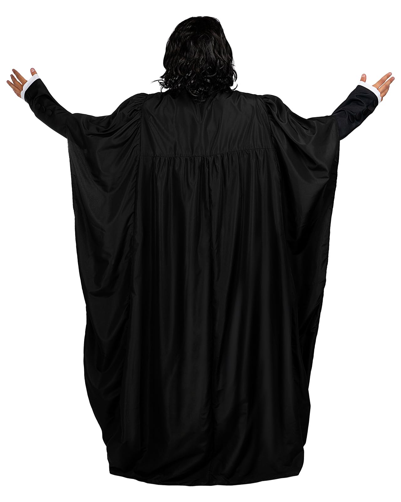 Funidelia Disfraz Oficial de Severus Snape - Harry Potter para hombre, Incluye túnica, chaqueta y cuello - Traje para adultos para fiestas, Carnaval y Halloween - Talla M-L