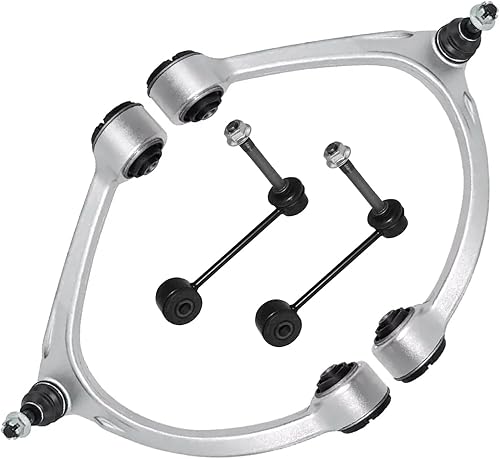 Miniatura 817 de Detroit Axle - Brazos de control delanteros inferiores con rótula + barras estabilizadoras de repuesto para Chrysler Dodge Intrepid 300M Concorde