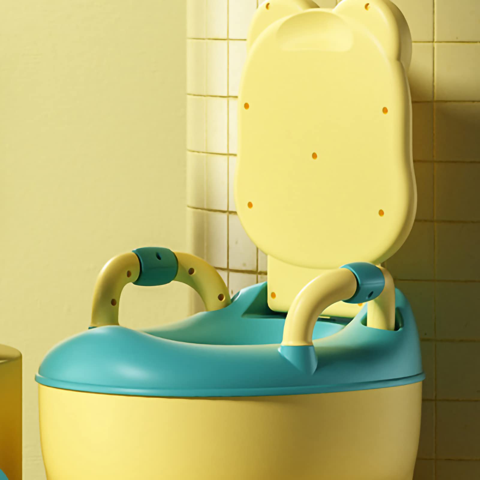 Cuifati Vasino da Viaggio Portatile per Bambini Vasino da Addestramento in PP Ecologico per Bambini, Robusto e Durevole (#14)