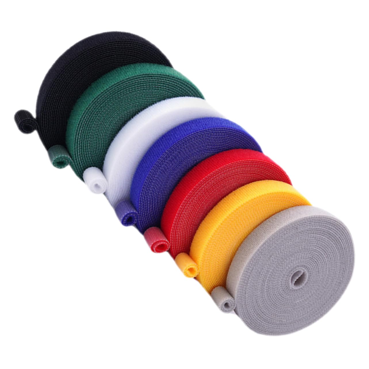 VANZACK 5 Series Correas De Plantas Cable Sujetar Negro Amarre De Alambre De Planta Mini Lazos De Alambre Lazos De Nailon para Jardín Lazos De Jardín para Los Árboles Nylon 7 Piezas X 5
