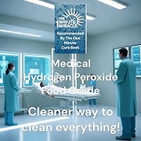 Vista 5 de Peróxido de hidrógeno al 3% de grado médico y alimenticio H2O2 - Botella de 12 onzas con gotero de 1 onza - Recomendado por el libro The One Minute