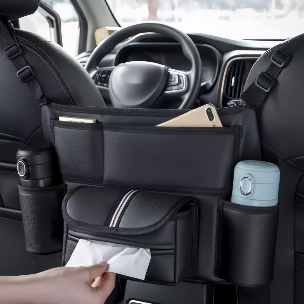 Organizador Asiento Coche para Jeep Grand Wagoneer, Organizador Extraíble Entre Asientos Delanteros Organizadores para Coche Organizador Coche,C