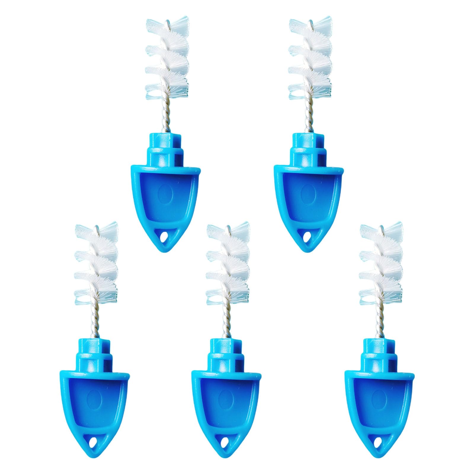 hogtnd 5 Pieces Beer Faucet Plug Covers and Cleaning Brushes for Barrel Taps, Tap Caps, Covers and Tap Plug Brush for Kegs, Taps, Dispenser Accessories