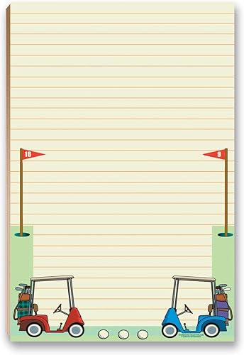 Collection Golf Notepads with Magnet - Golf Gifts For Couples