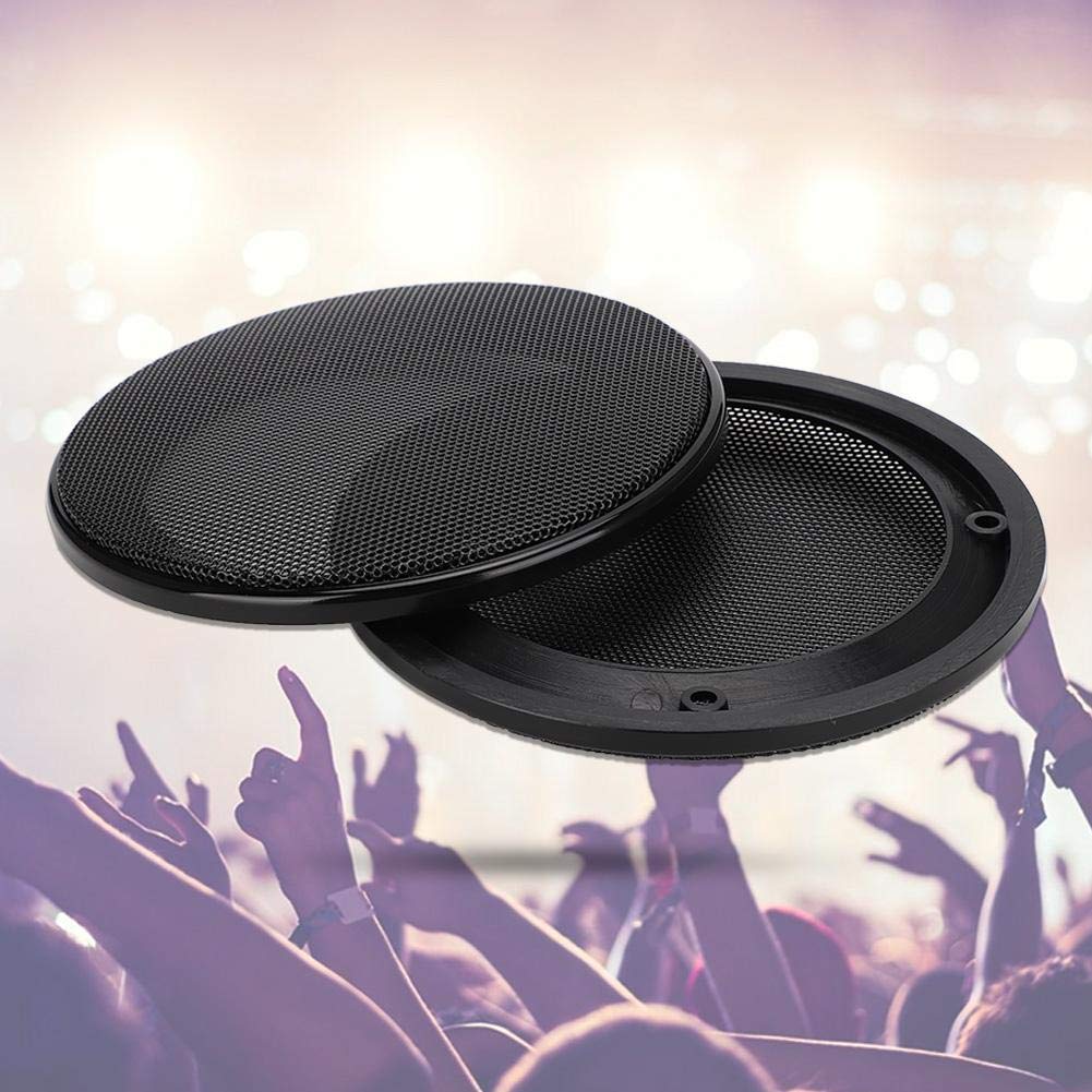 Rejillas Protectoras Para Altavoz De 4 Pulgadas (2 Unidades) - Acero Laminado En Frío Y ABS, Negro