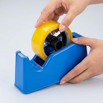 Tape Dispenser Core Replacement, 36mm Plastic Tape Dispenser Insert Wheel Spare Parts 2 Sets for School, Home and Shop Use Office Products.