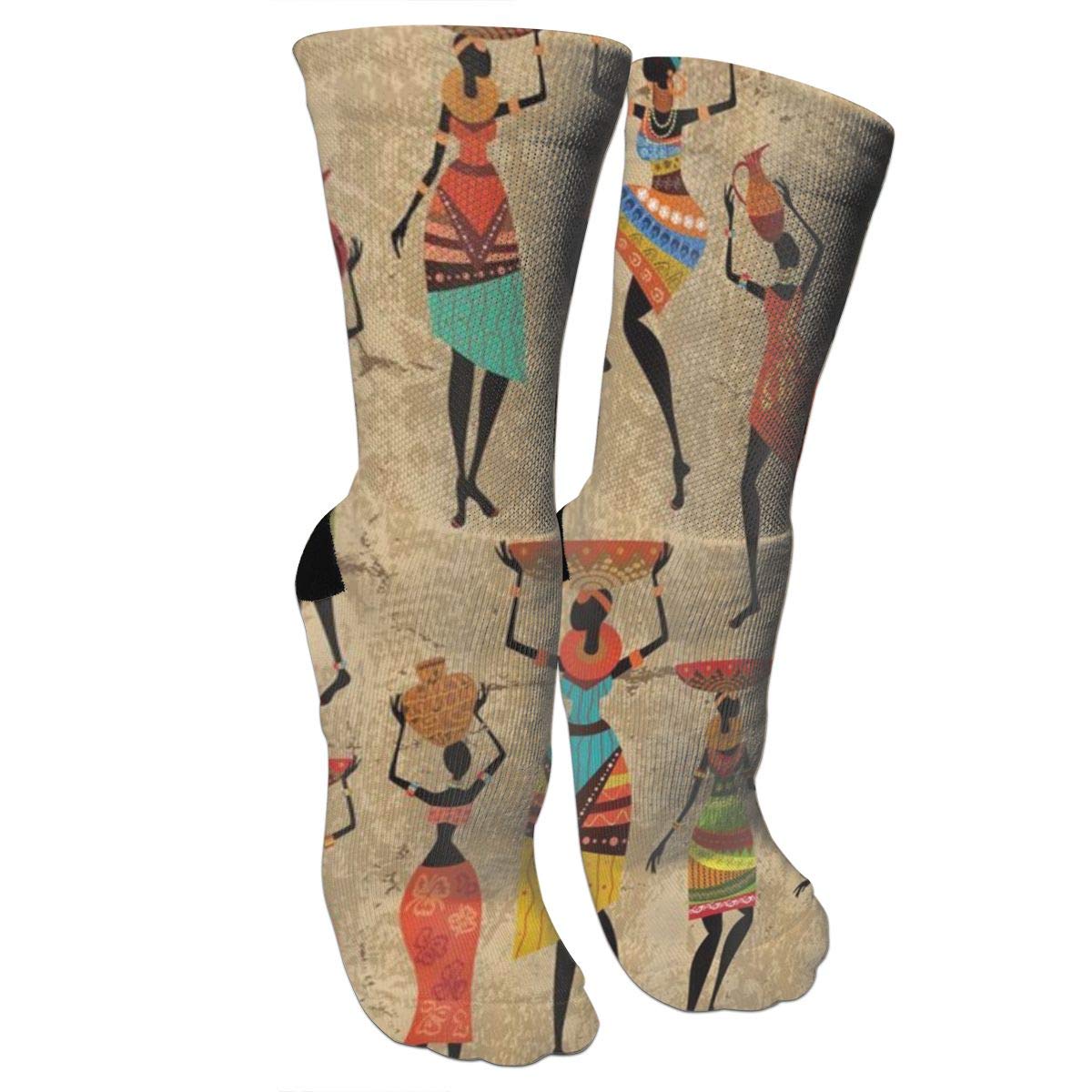 African Women Afrocentric Artwork Women Graduated Compression Socks for Unisex - Best Medical, Nursing,Running & Fitness Crew Socks