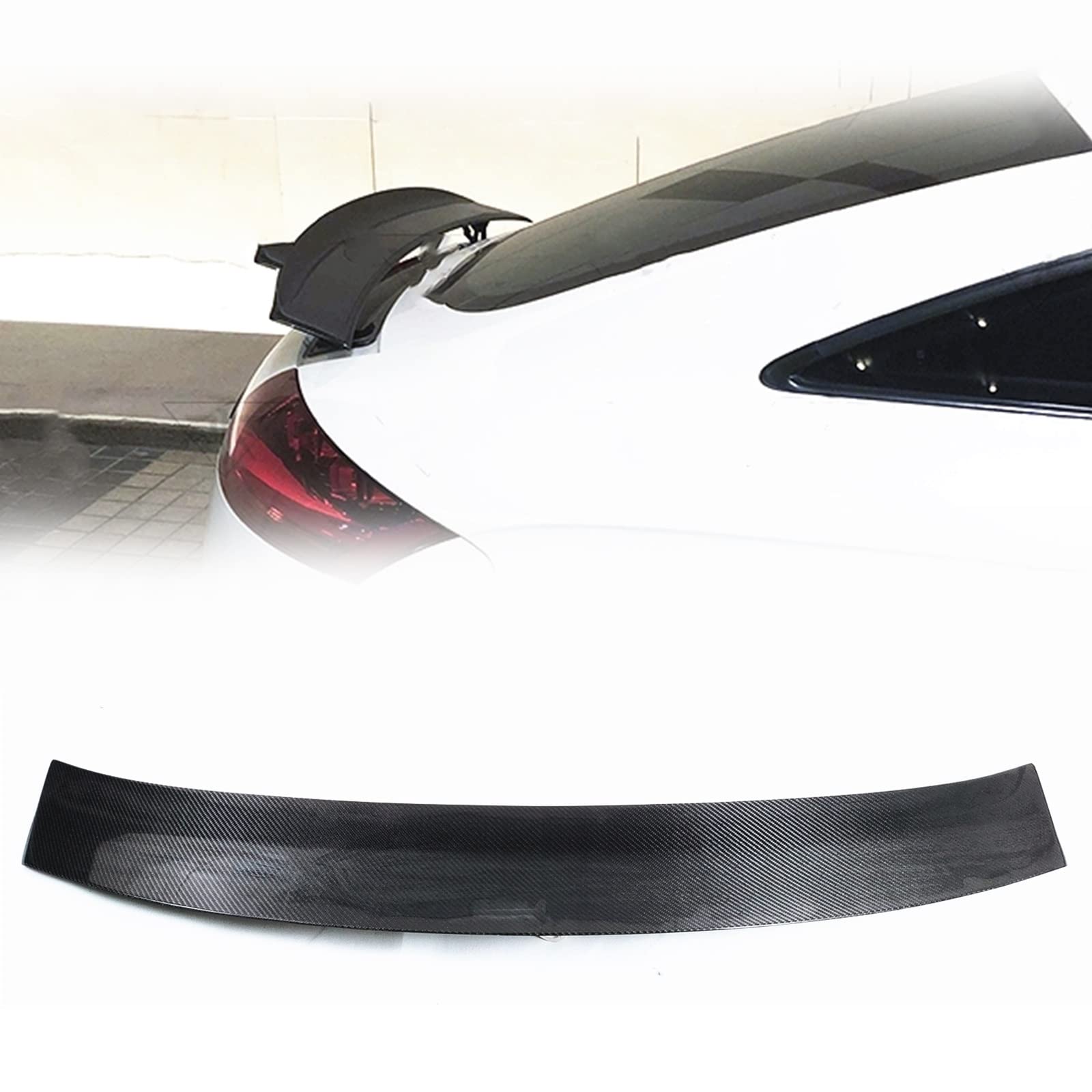 Aileron de coffre en carbone Audi TT 8J améliorant l'appui arrière 2008-2014