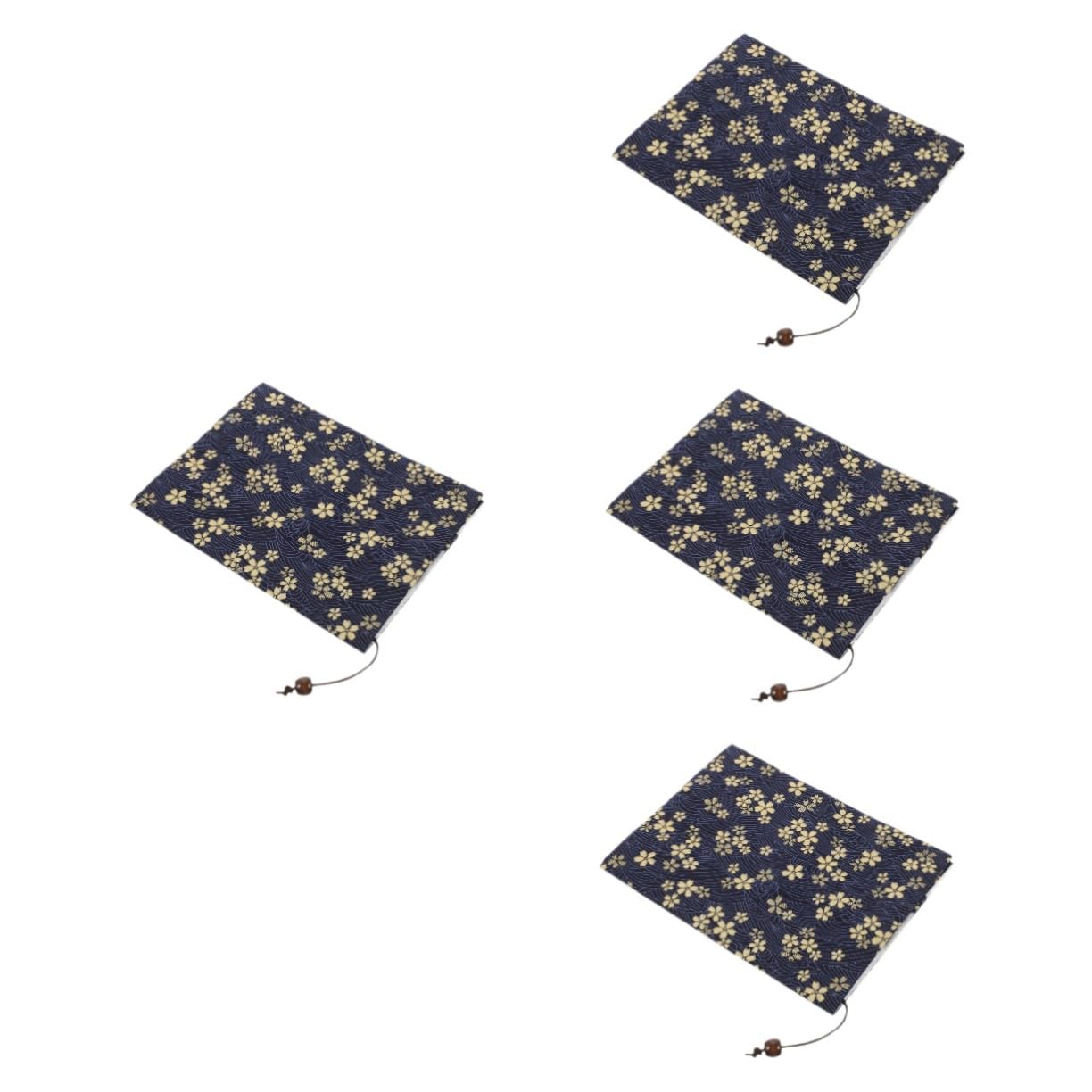 STOBOK 4piezas Cubierta Decorativa Para Libros Protector De Libros De Premium Funda Para Estudiantes y Uso Personal Resistente y Elegante