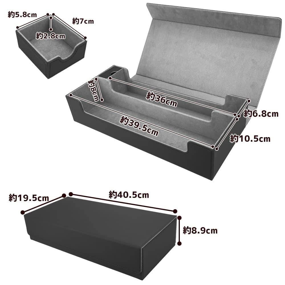 Amazon.co.jp: 大容量 パーフェクトデッキケース トレカ収納