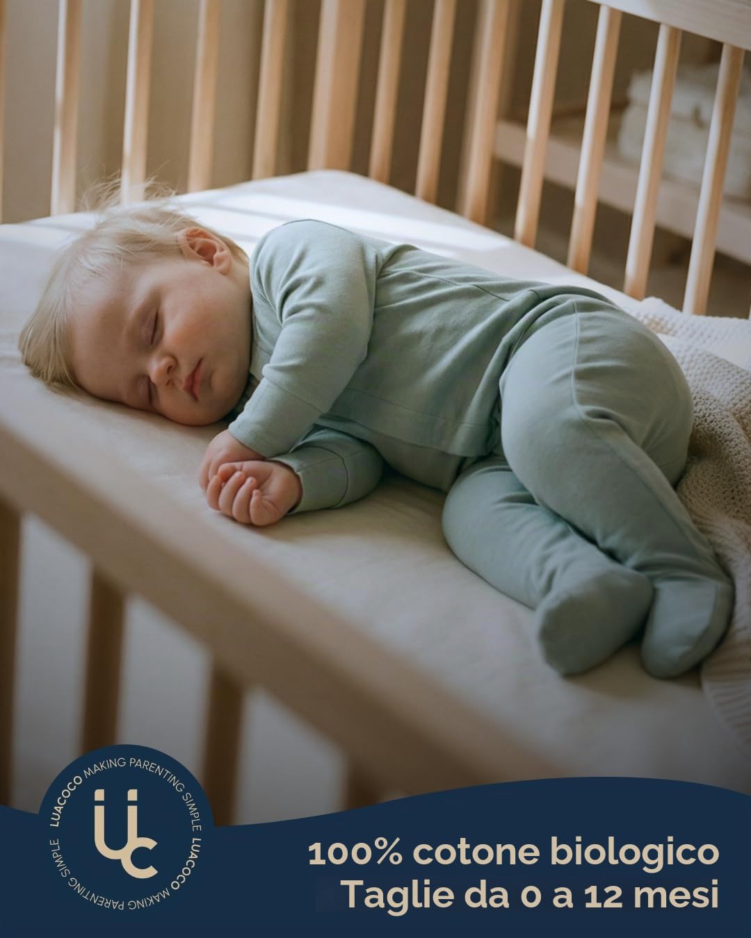 Pigiama da neonato con chiusura magnetica 100% cotone biologico, guanti pieghevoli e piedini coperti, tutina intera morbida con chiusura a magneti, cambio pannolino facile e veloce, taglie da 0 a 12