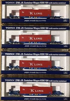【中古品】TOMIXコンテナ貨車4種4両セット※2789/93529/2732他 中古品】TOMIXコンテナ貨車4種4両セット※2789/93529/2732他