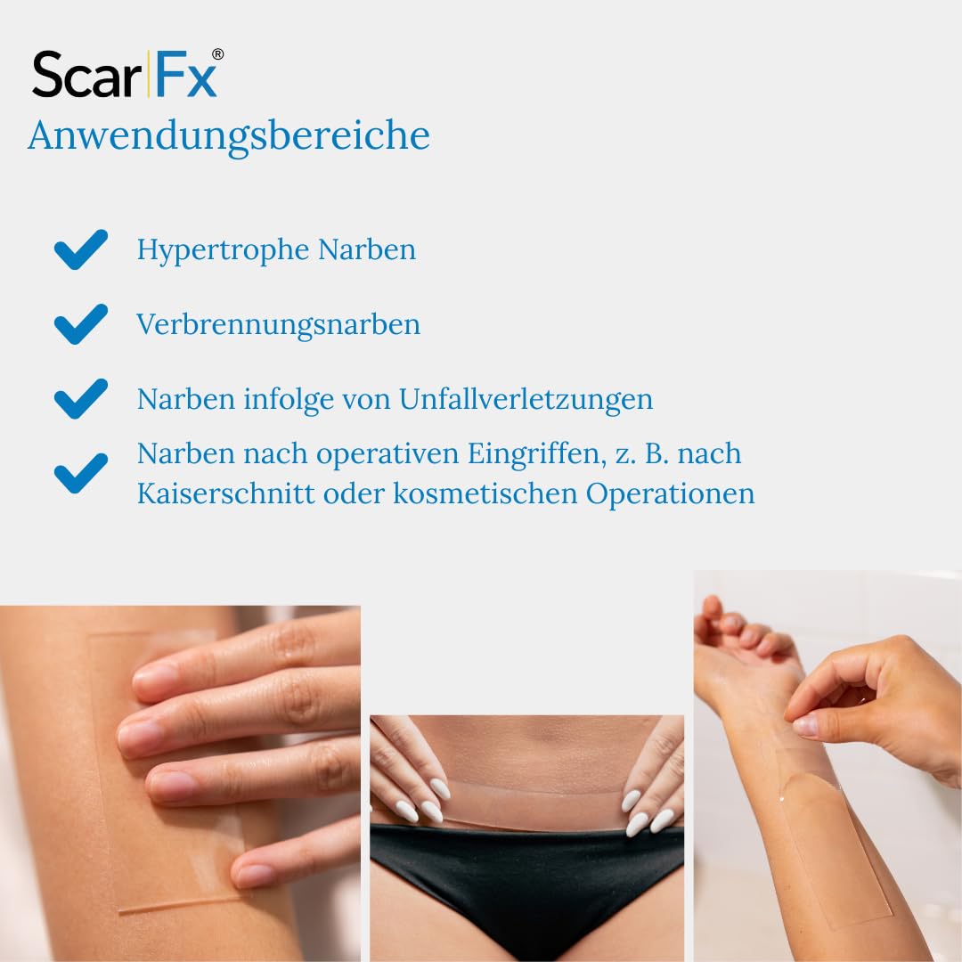 Scar FX Silikon Narben Pflast.3,75x12,5cm