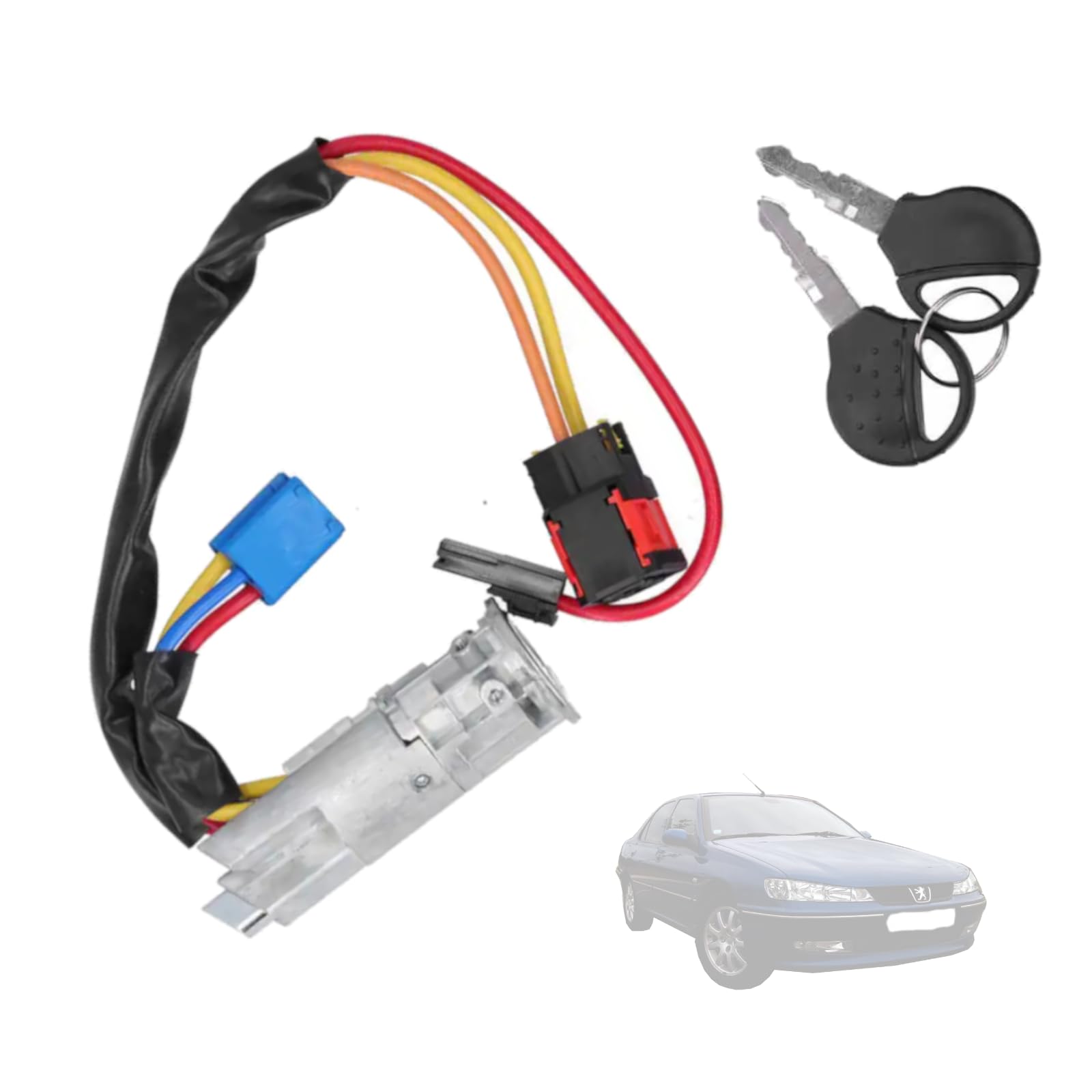 Twowinds Interrupteur Démarrage Compatible avec Peugeot 206 (1998-2010)
