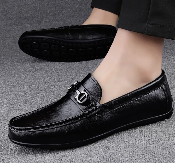 Men's Classic Slip On Pointed Toe Formal Business Oxfords Shoes Mens Comfortable Tuxedo Derby Shoes for Men3