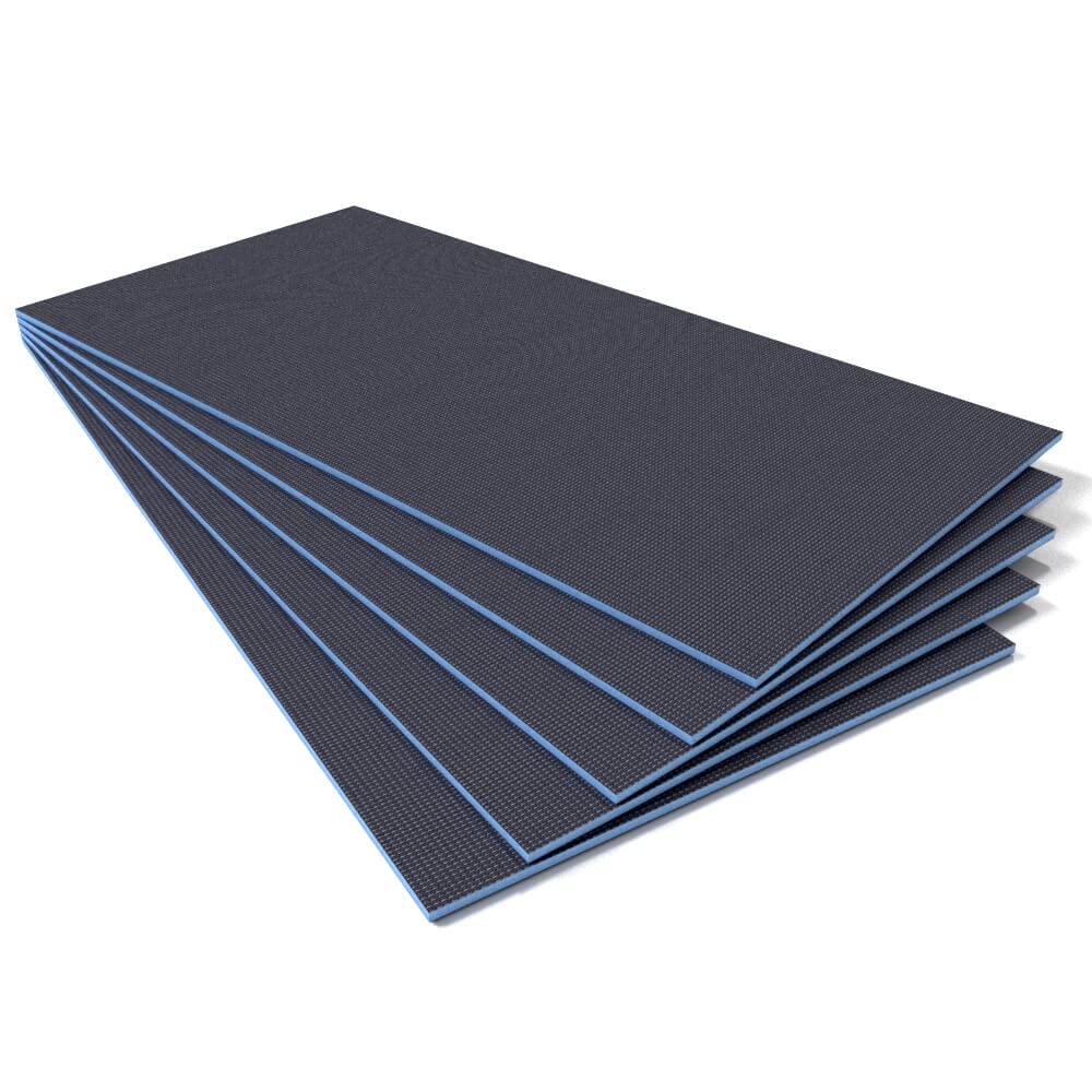 Tile Backer Boards 10mm / 6.48m2-1200 x 600mm, Waterproof Insulation for Underfloor Heating (9 Boards)