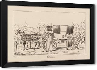 Citadine (1824-1829) Custom Framed Art Print Giclee Print or Canvas Options with Various Sizes and Customization by Karl Loeillot-Hartwig