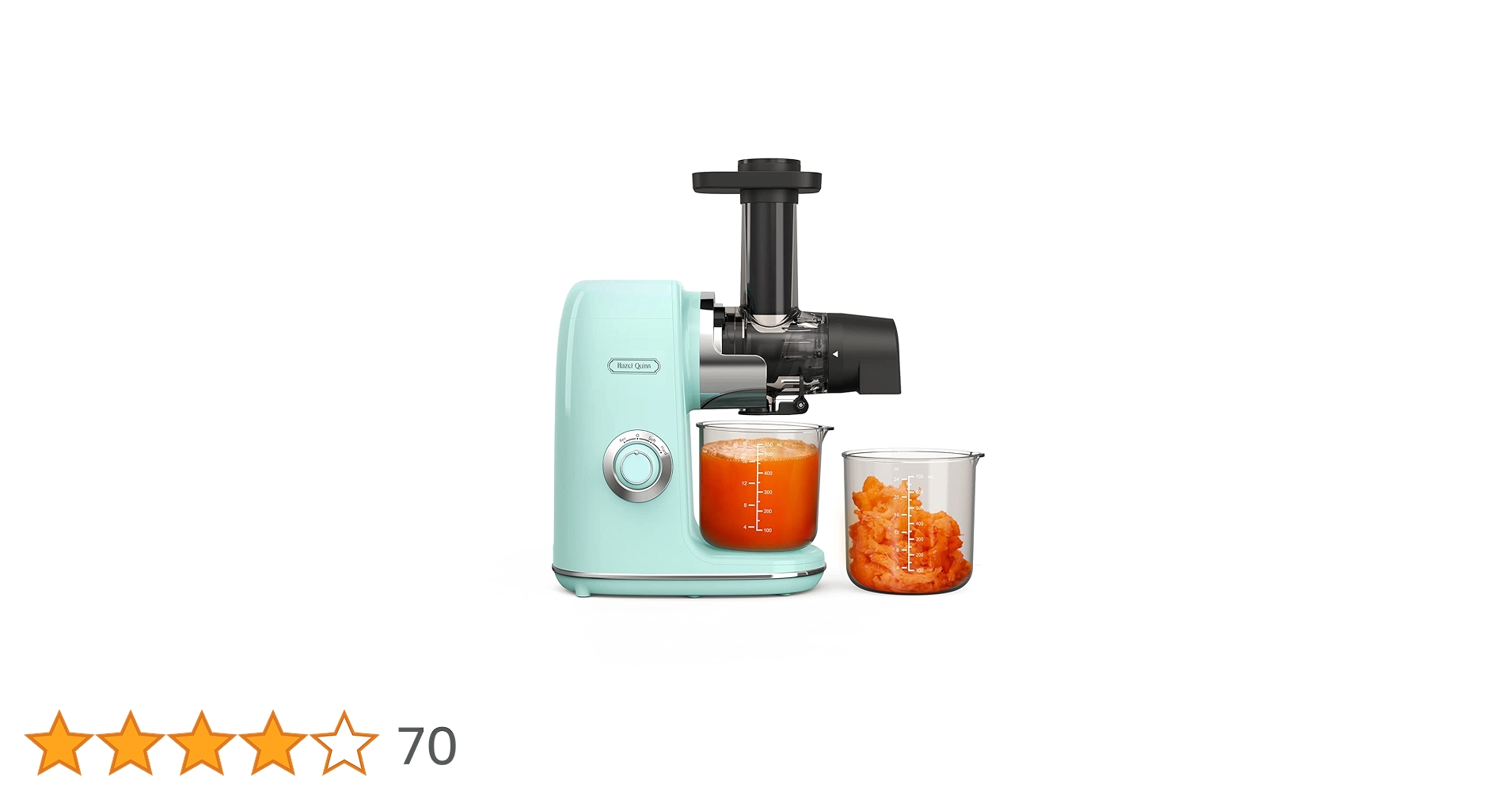 Hazel Quinn スロージューサー Amazon.co.jp: Hazel Quinn スロージューサー、新鮮なフルーツと野菜用