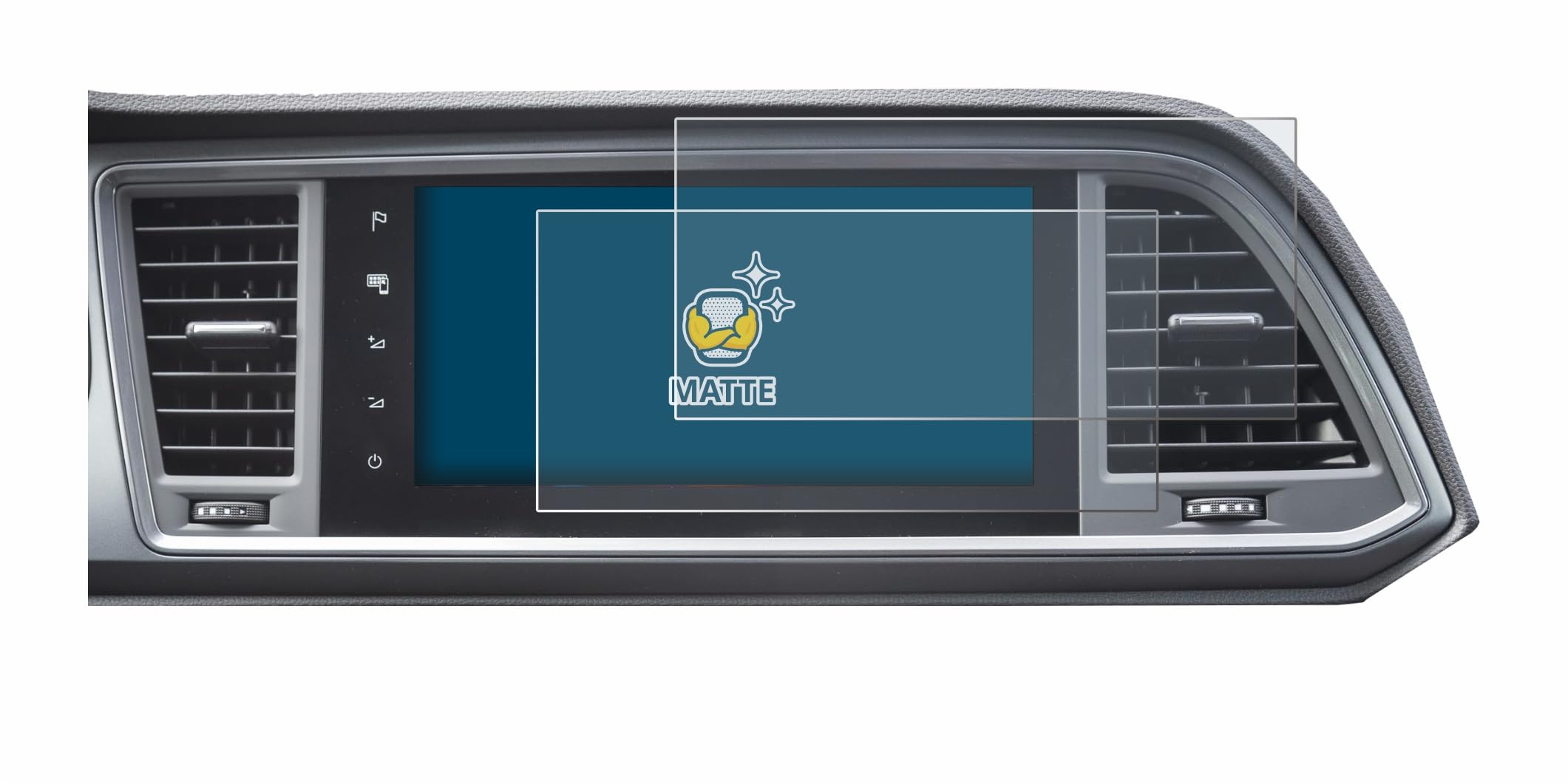 Brotect Pellicola Protettiva Opaca Anti-Riflesso Per Seat Ateca Facelift - Display Tachimetro 10.25 Pollici (2 Pezzi), Made In Germany