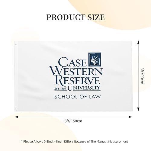 Miniatura 3 de Case Western Reserve - Bandera de jardín de la universidad de 3 x 5 pies, decoración al aire libre, cartel de fiesta, desfile brisa, banderas a