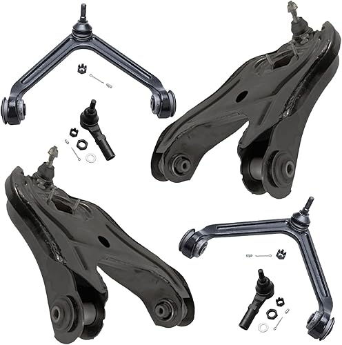 Miniatura 235 de Detroit Axle - Kit de brazos de control AWD para cargador Chrysler 300 Dodge Challenger Magnum, 2 brazos de control superiores delanteros con rótula