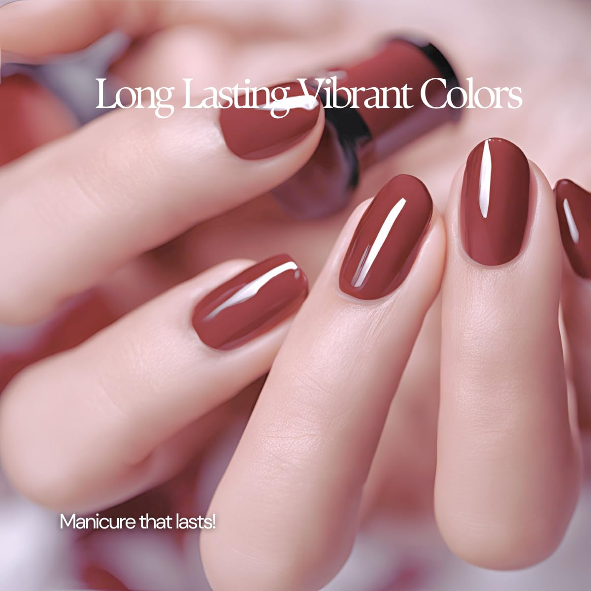Karma Naturals Nail Polish – Non-Toxic, Vegan & Cruelty-Free (WINE O'CLOCK, 0.43 fl oz)