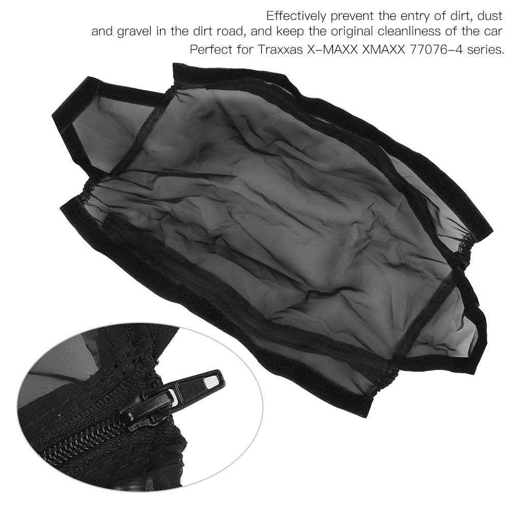 Demeras Châssis de Voiture RC, Couverture Anti-poussière de châssis Couverture de Protection de Voiture RC Couverture étanche de Protection pour Traxxas