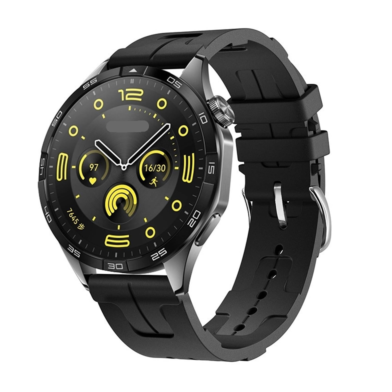 Bracelet de montre en caoutchouc fluoré 20mm SAAWEE haute qualité