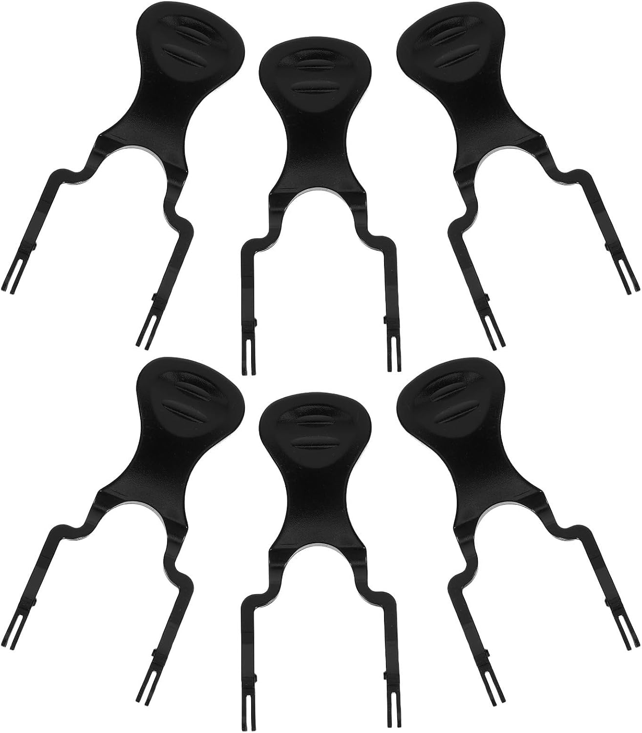 KICHOUSE 6pcs Electric Kettle Temperature Control Button Replacement, Black Plastic Switch for Water Heater Base with Wide Compatibility and Easy Installation, Enhanced Safety Multipurpose