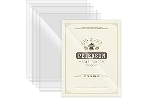 6Pcs 8.5 x 11\" Sturdy Paper Protectors for Docs and Photos