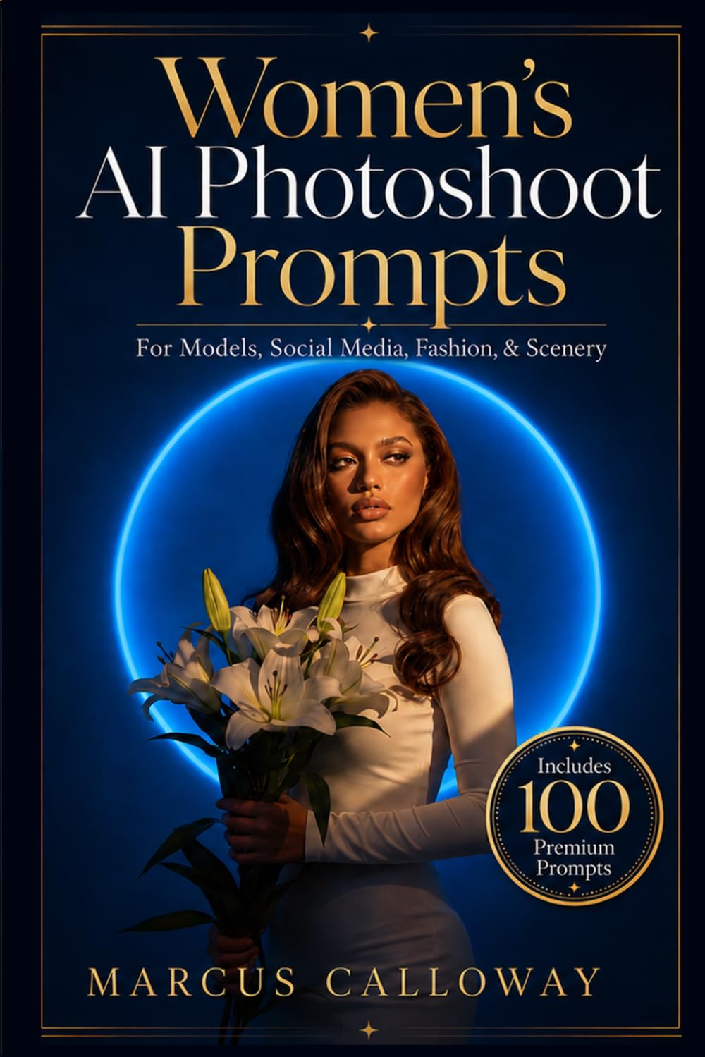 Womens AI Photoshoot Prompts: For Models, Social Media, Fashion, & Scenery (Ai Prompting Guide)