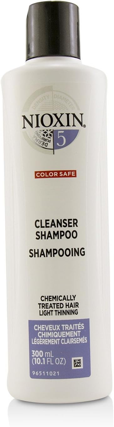 NioxinDerma Purifying System 5 Cleanser Shampoo (Chemically Treated Hair, Light Thinning, Color Safe) 300ml/10.1oz