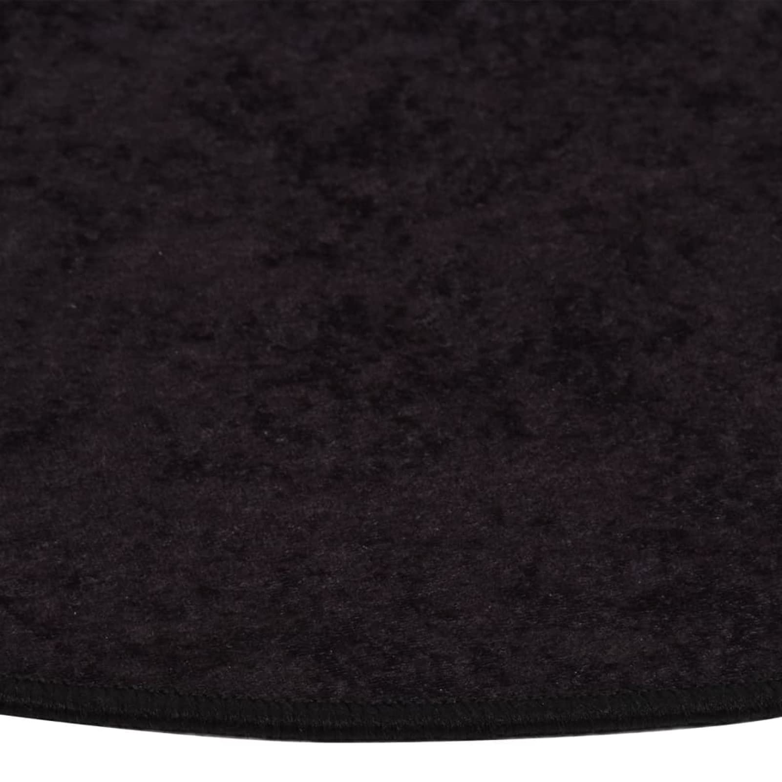 Teppich Waschbar Anthrazit φ120 cm rutschfest Teppich Flauschig Teppich KüChe Flauschiger Teppich