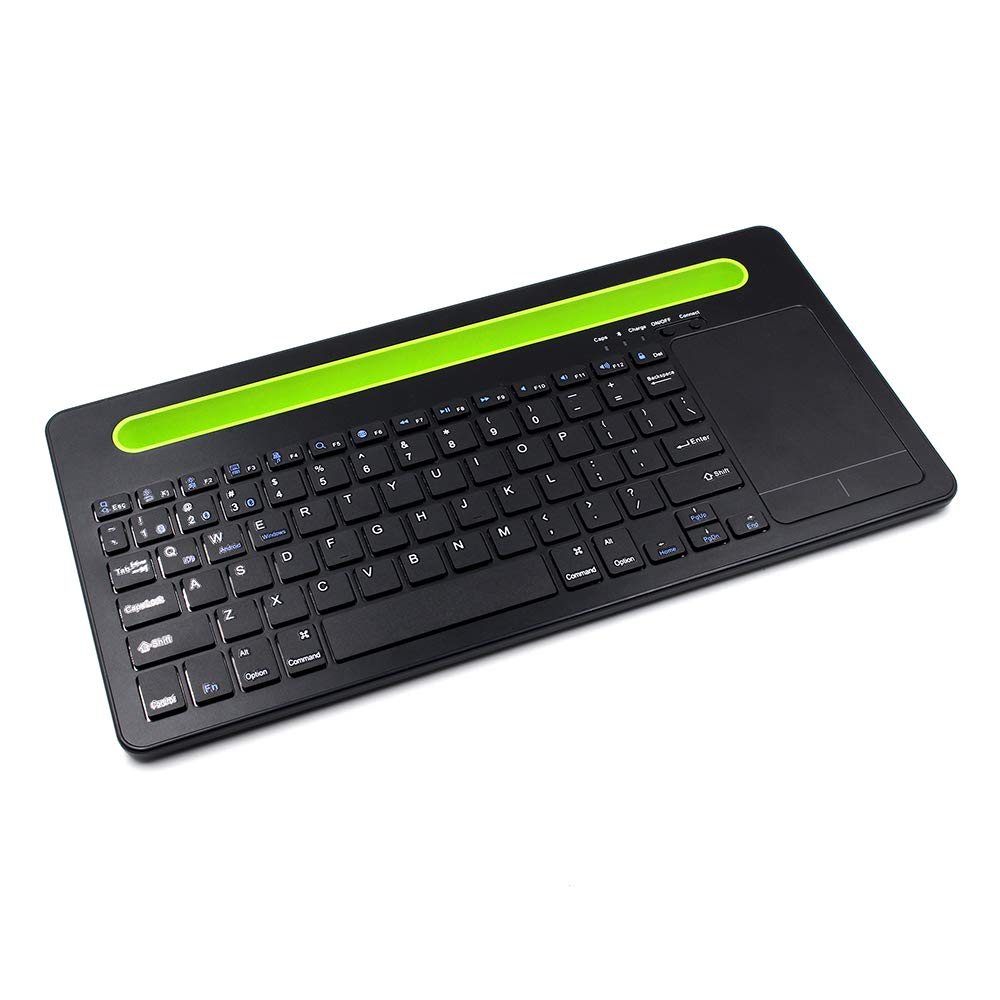 HDWR TyperCLAW BM110 klawiatura z touchpadem, Bluetooth 3.0, stojak na telefon lub tablet, multi-parowanie, tryb trójkanałowy, cicha praca, energooszczędna, typerCLAW BM110