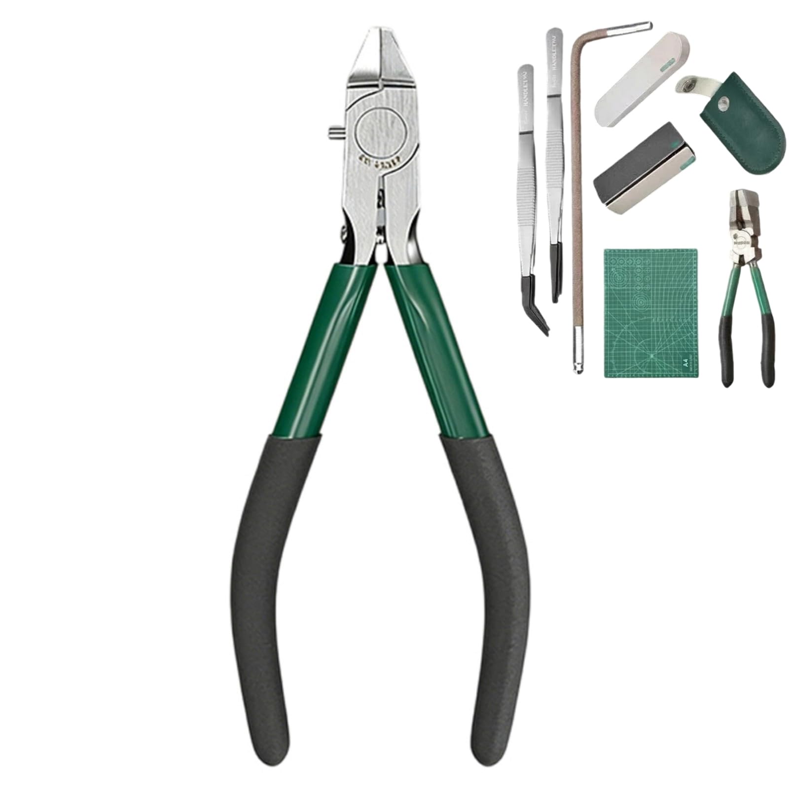 Kaccde Six Piece Set Professional Single Diagonal Cutter With For Craftsmen And Soft Grip Handle Single Model Flush