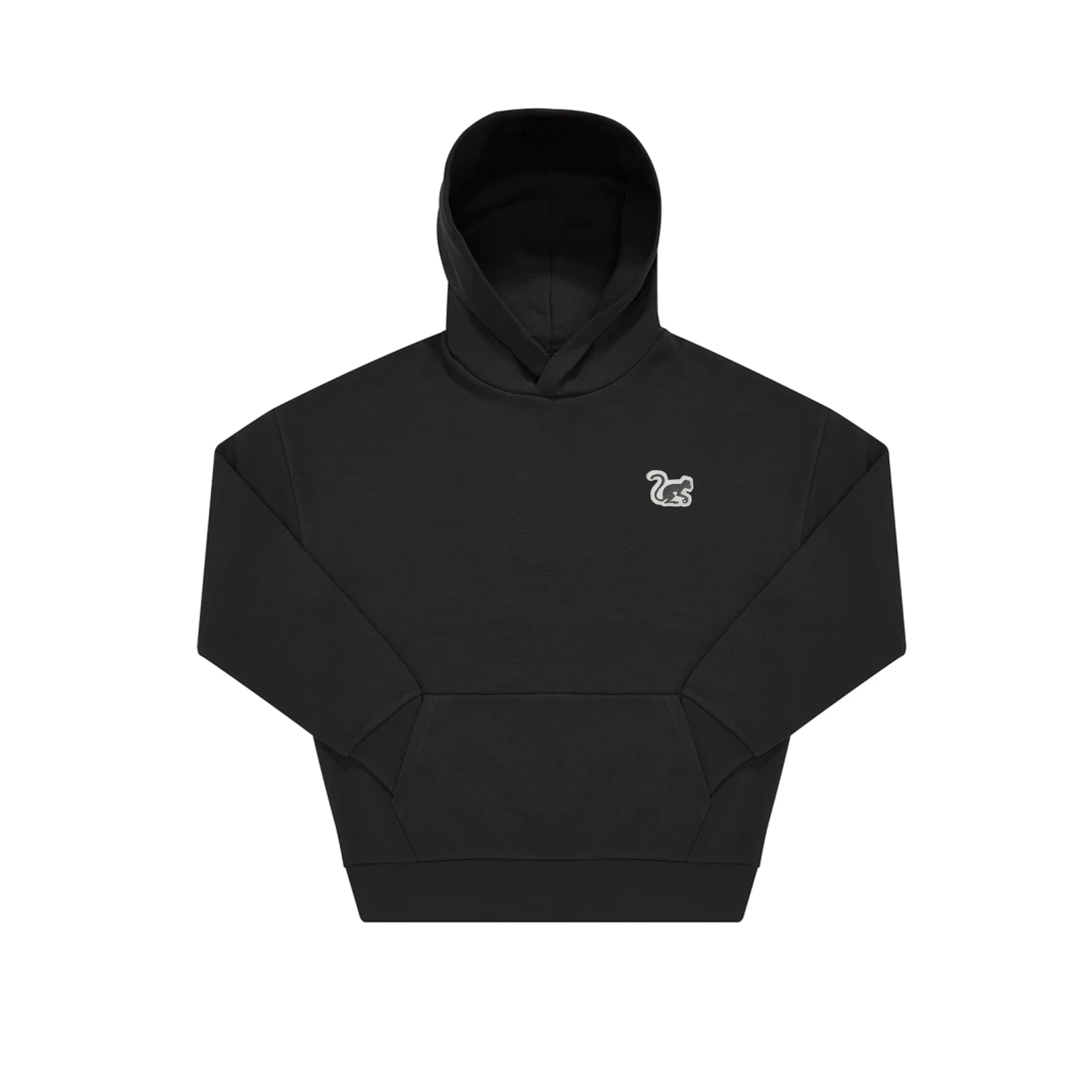 Surf Monkey Hoodie Felpa Oversize con Cappuccio Uomo/Donna - Cotone Biologico