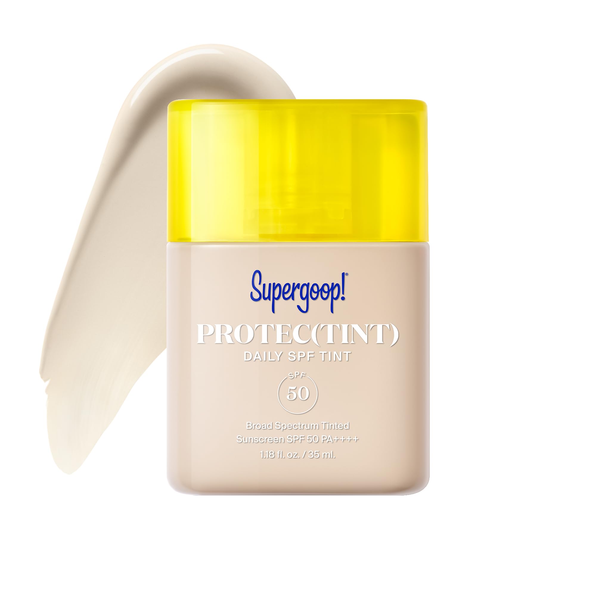 Supergoop! Protec(tint) Daily Skin Tint SPF 50 - Light, Buildable Coverage for Immediately Smooth, Even-Looking Skin - Natural Finish 10N