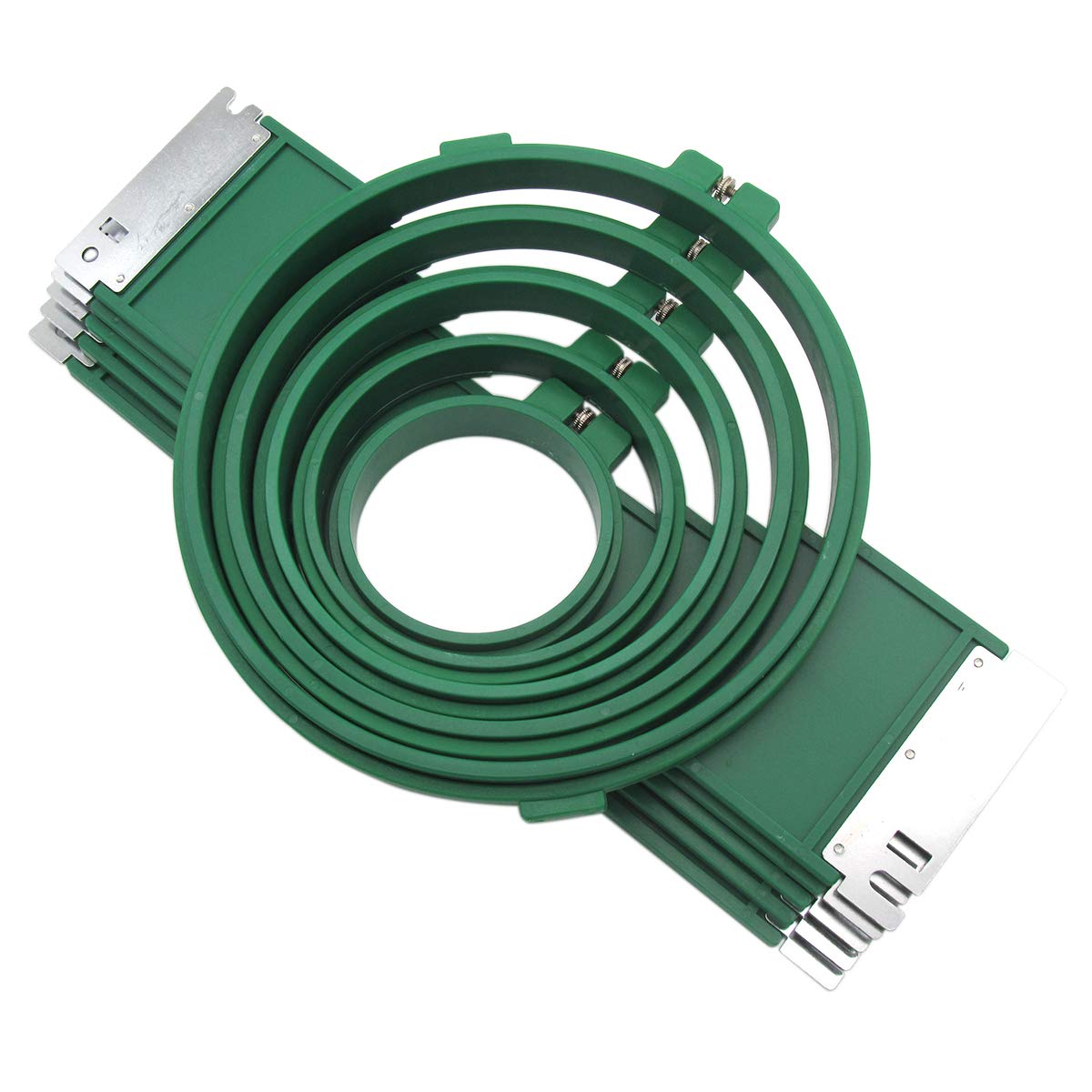 CKPSMS Marca: #KP-19062 - Telaio da ricamo in 5 misure, 9/12/15/18/21 cm, larghezza 355 mm, compatibile con/ricambio per macchine da ricamo commerciali Tajima Brand Toyota (KP-19062)