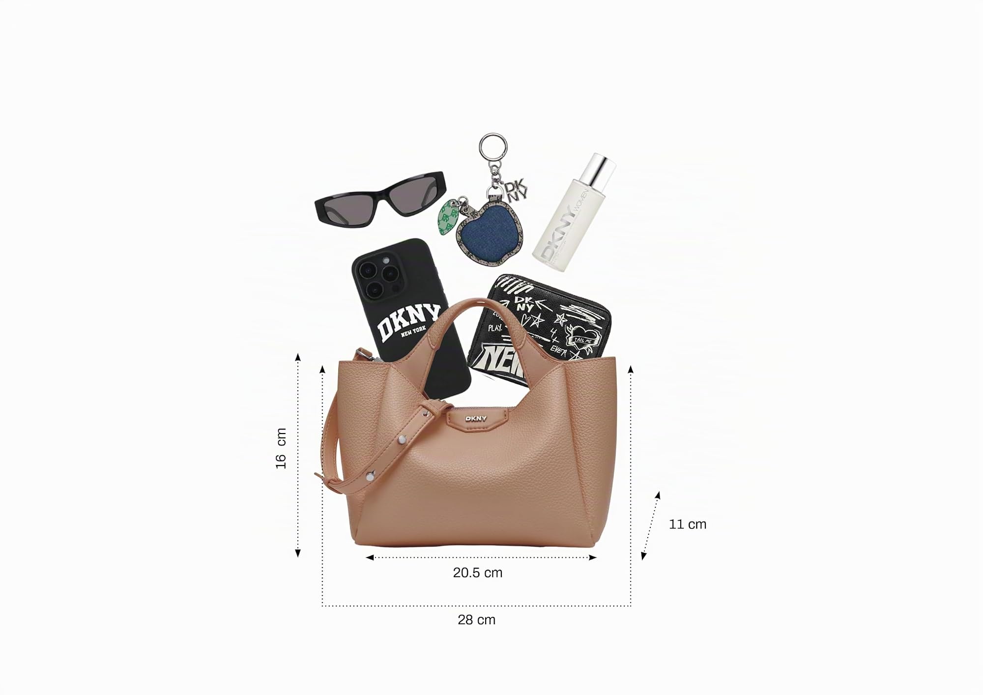 DKNY Willa Mini Satchel 100% polyurethane