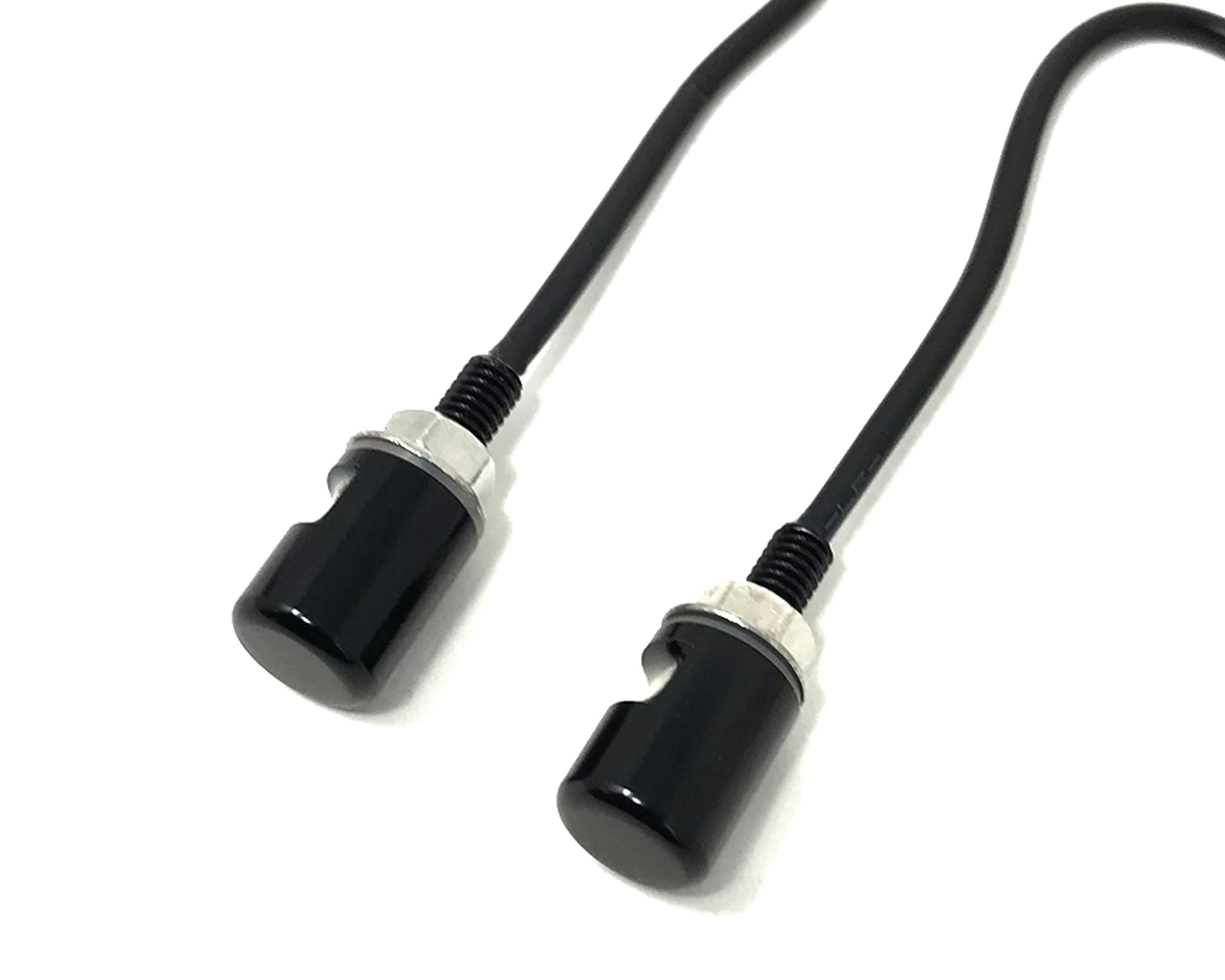Alchemy Parts Moto Boulon Feux pour Plaque Immatriculation Plaque Immatriculation - LED - Noir