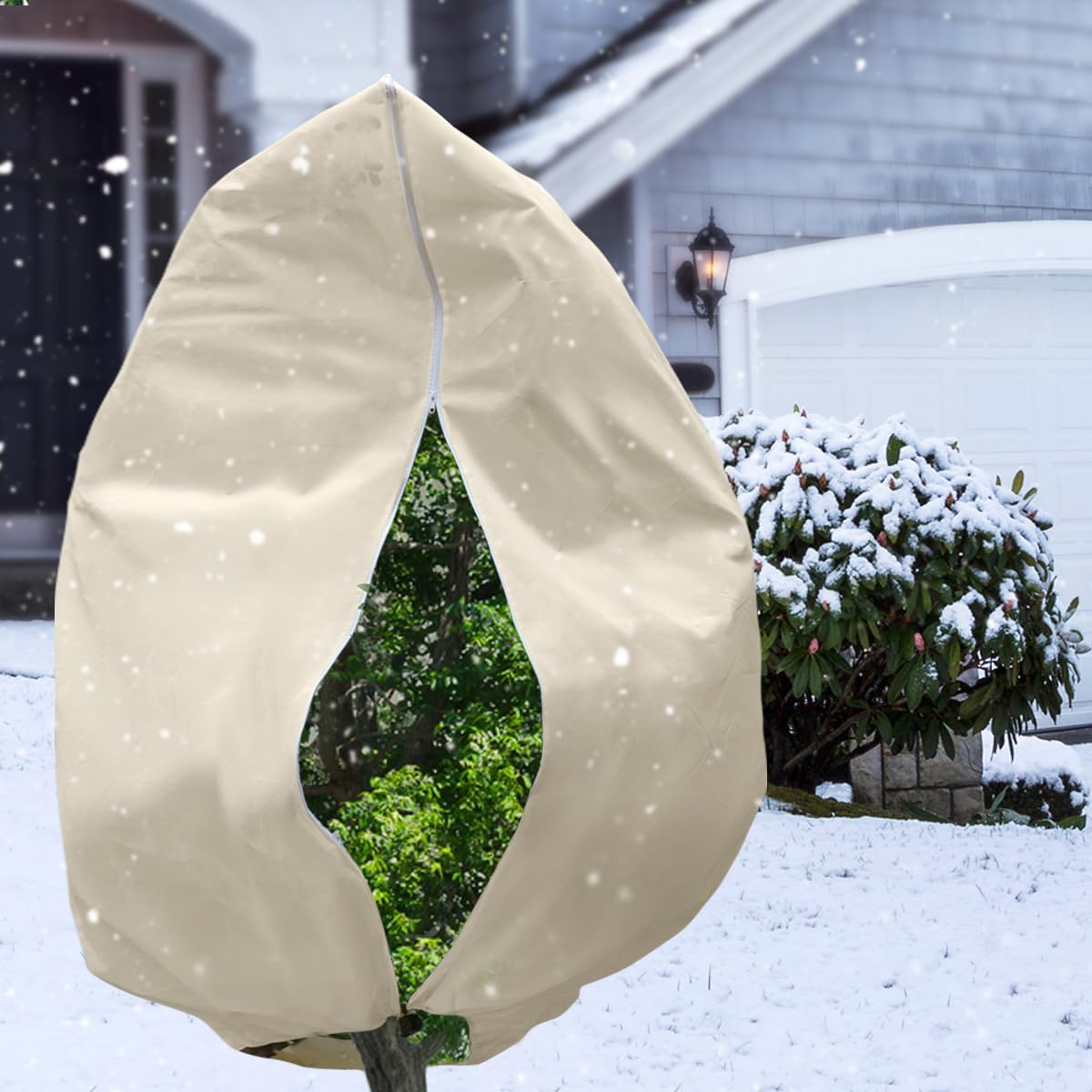 Tyware Winterschutz für Pflanzen, 280 x 300cm Frostschutz