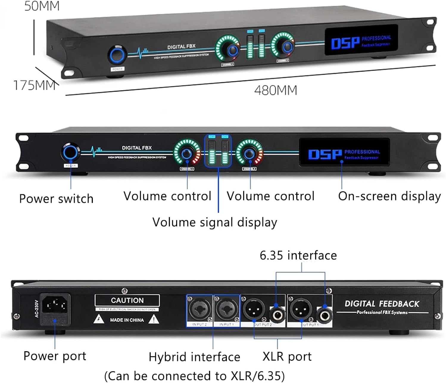 プロフェッショナルフィードバックサプレッサー、マイクアンチ