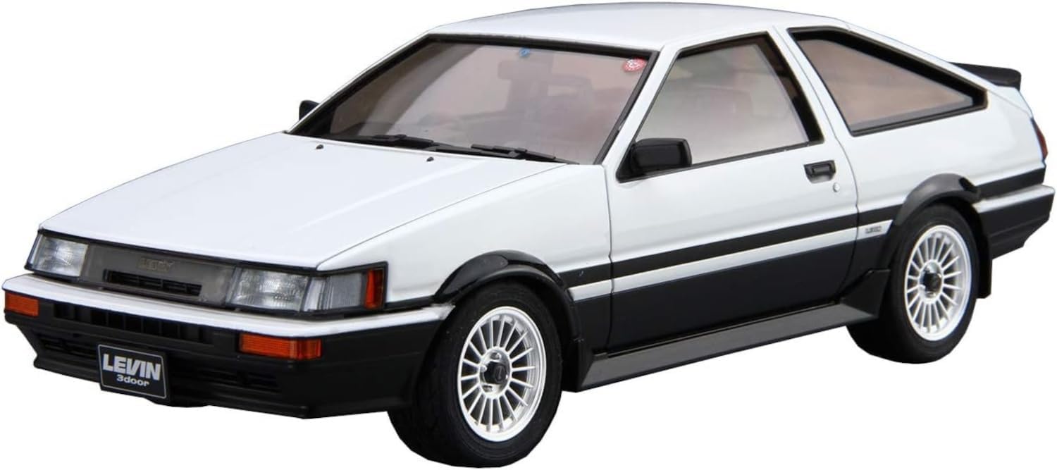 Aoshima Toyota AE86 Corolla Levin GT-Apex ’85 1:24 Scale Model Kit