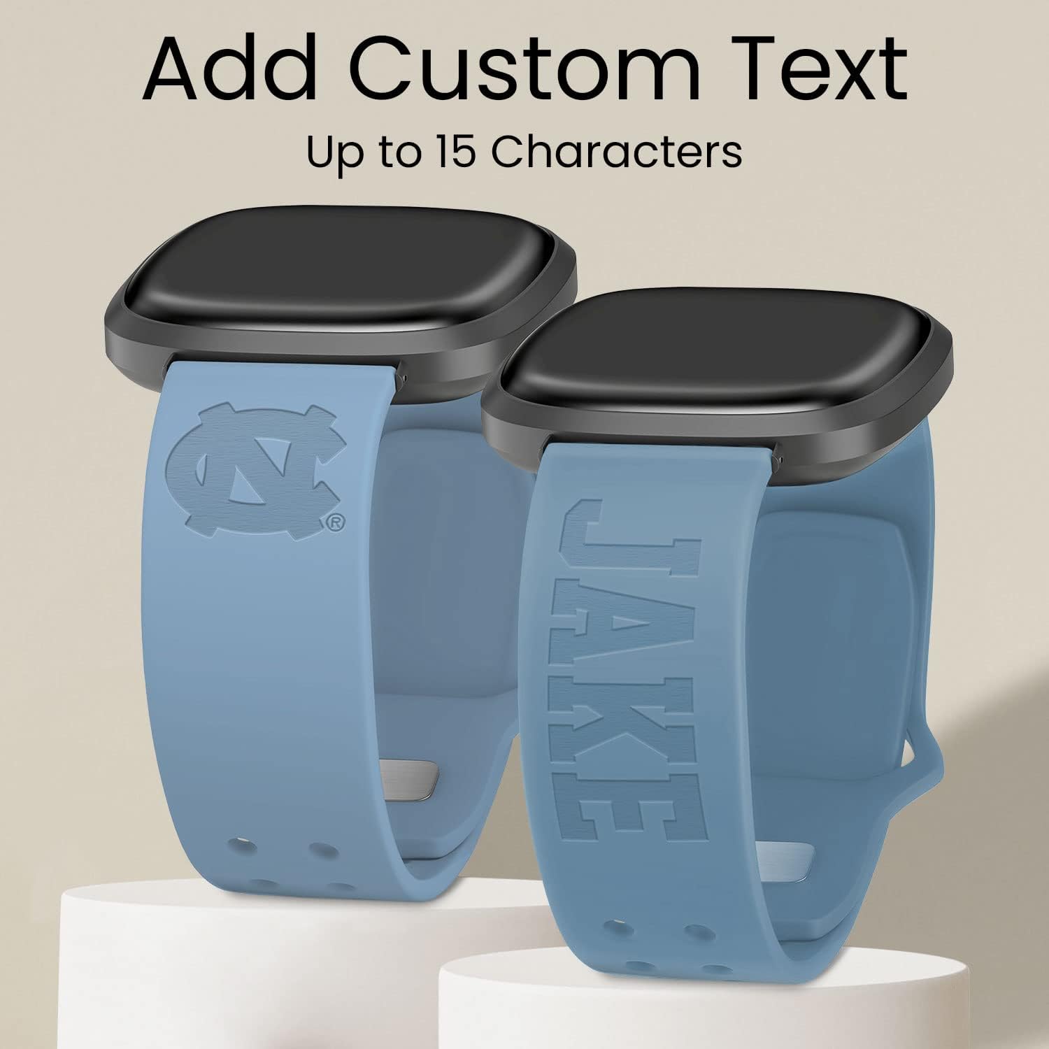 Affinity Bands NCAA Custom Engraved Watch Band Compatible with Fitbit Versa 3 & Sense