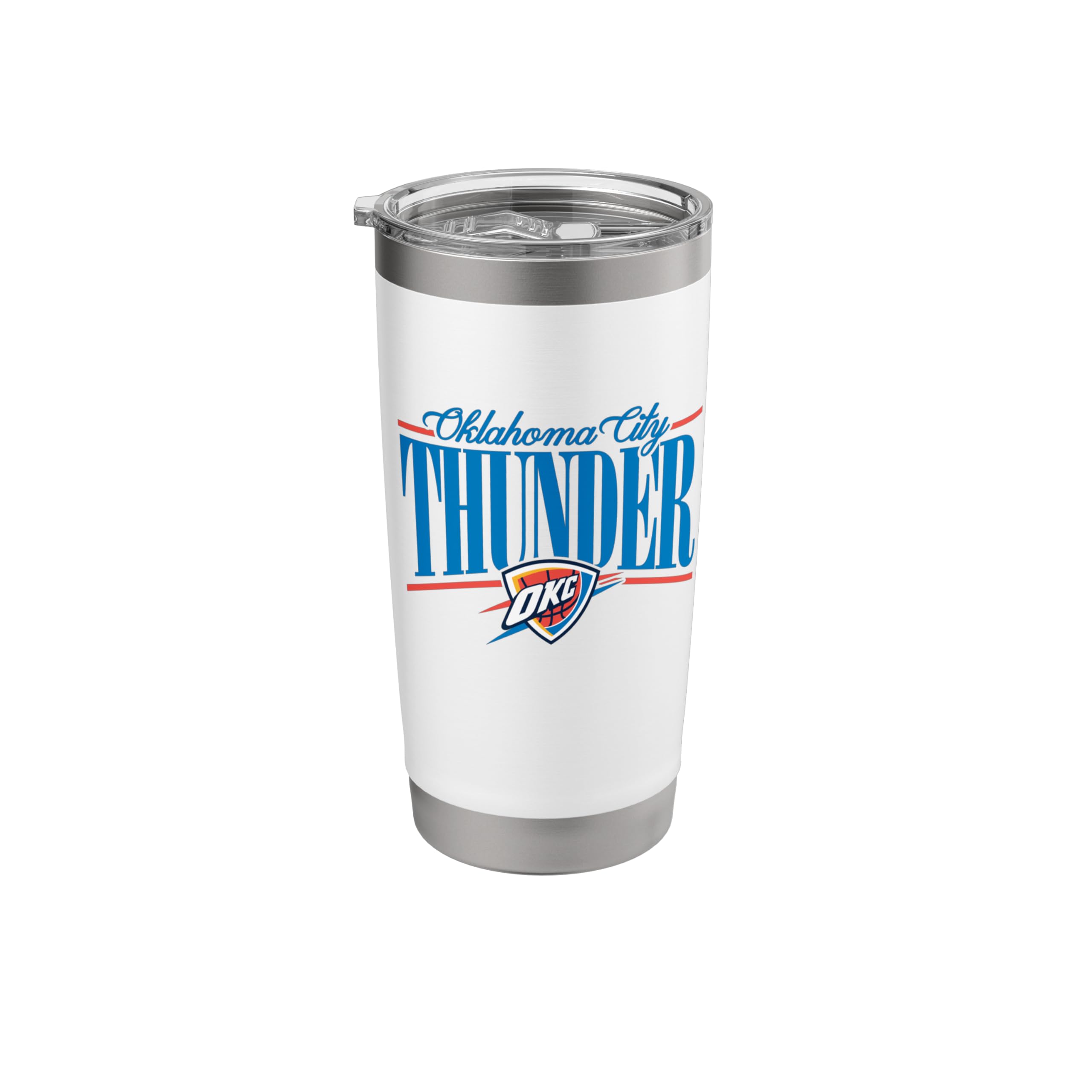 NBA - Oklahoma City Thunder Script Logo Arch Stainless Steel Insulated Tumbler