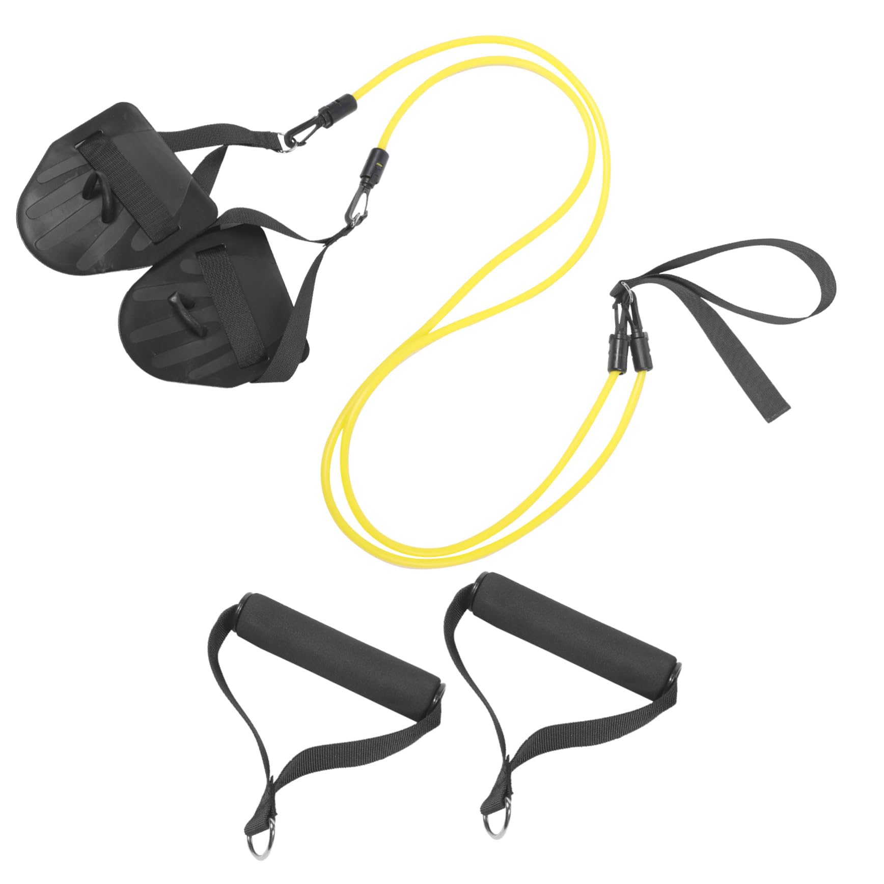 NAMOARLY Swim Resistance Bands for Swimmers Swimming Training Belt Resistance Bands Handle for Swim Training Equipment